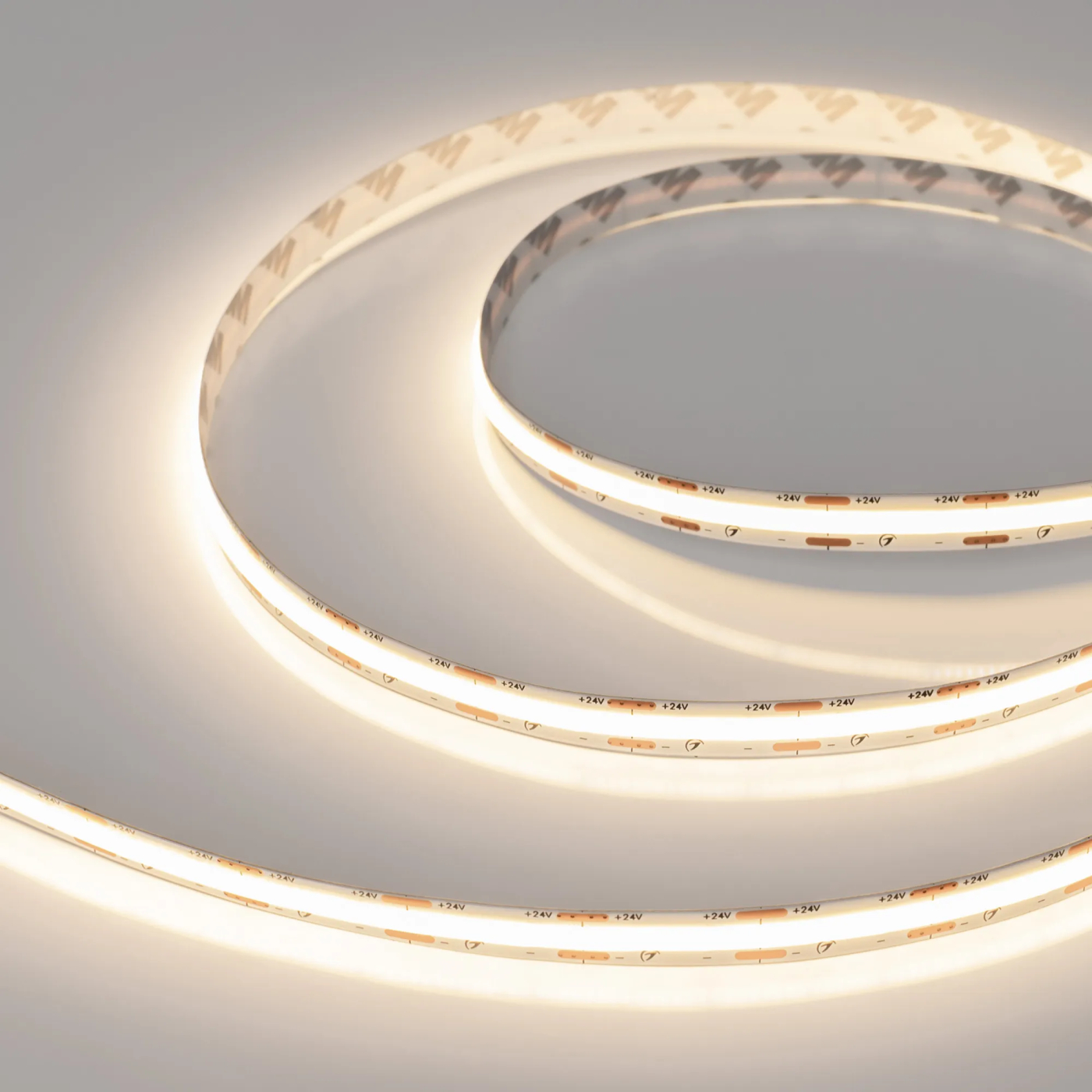 Изображение товара Светодиодная лента COB-X560-10mm 24V Warm3000 (9.6 W/m, IP20, 10m) (Arlight, 5 лет) 049060