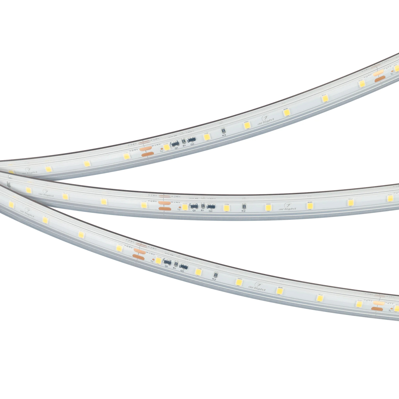 Изображение товара Светодиодная лента герметичная IC-PS-A60-10mm 24V Day4000 (4.8 W/m, IP67, 2835, 10m) (Arlight, стабилизированная) 050655