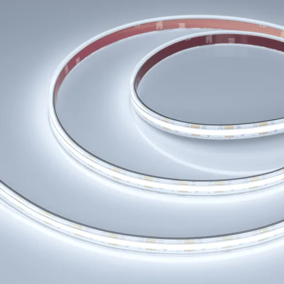 Изображение товара Светодиодная лента герметичная COB-PS-X560-12mm 24V White6000 (9.6 W/m, IP67, 10m) (Arlight, 5 лет) 048907