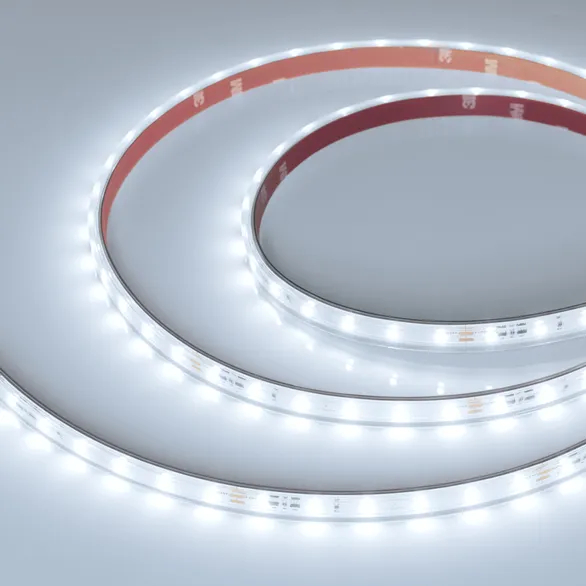 Изображение товара Светодиодная лента герметичная IC-PS-A60-10mm 24V White6000 (4.8 W/m, IP67, 2835, 10m) (Arlight, стабилизированная) 050654