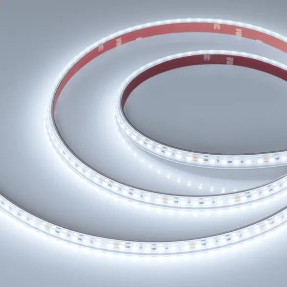 Изображение товара Светодиодная лента герметичная IC-PS-A120-10mm 24V White6000 (9.6 W/m, IP67, 2835, 10m) (Arlight, стабилизированная) 050631