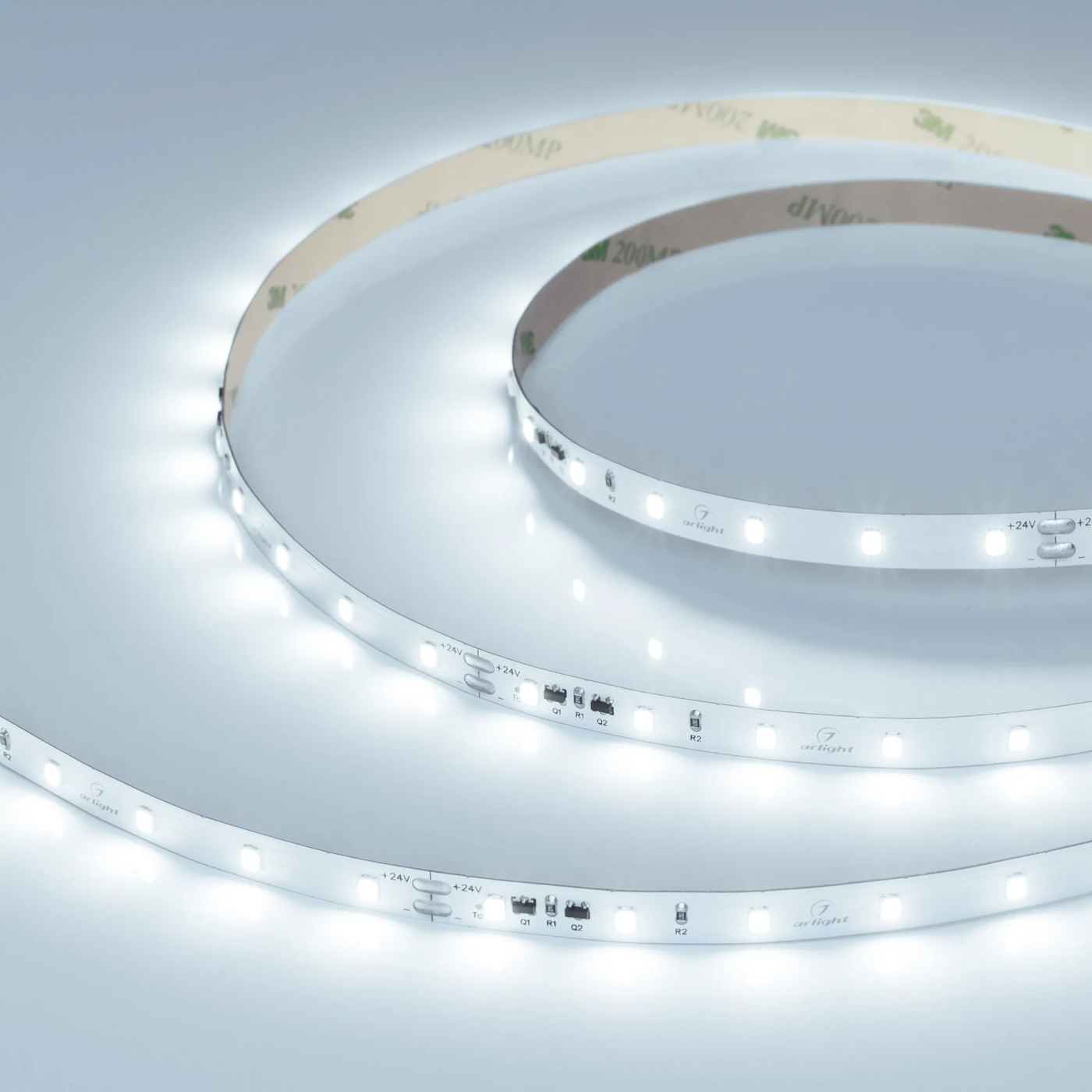 Изображение товара Светодиодная лента IC-A60-8mm 24V White6000 (4.8 W/m, IP20, 2835, 10m) (Arlight, стабилизированная) 037954