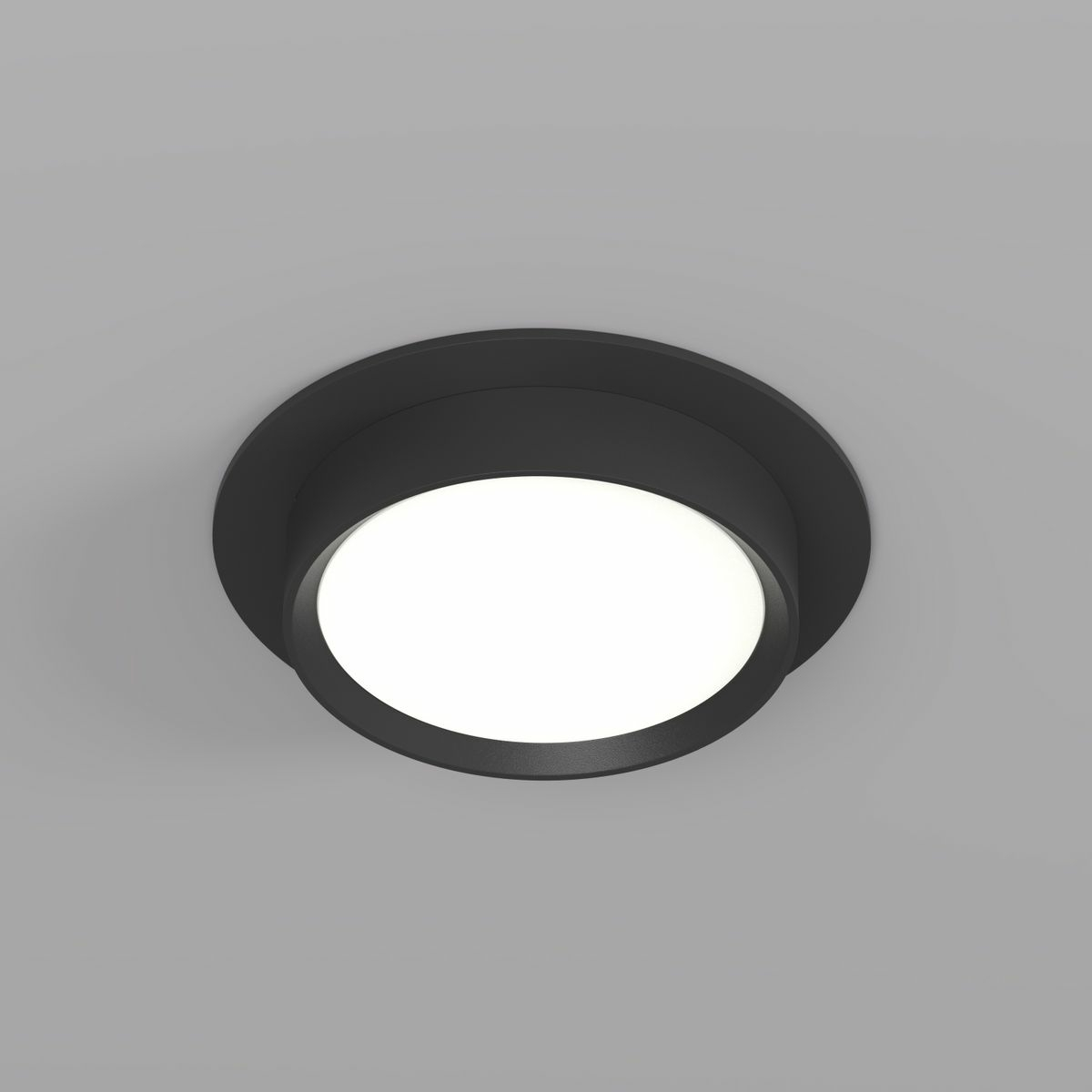 Изображение товара Встраиваемый светильник Flat DK2090-BK, Denkirs