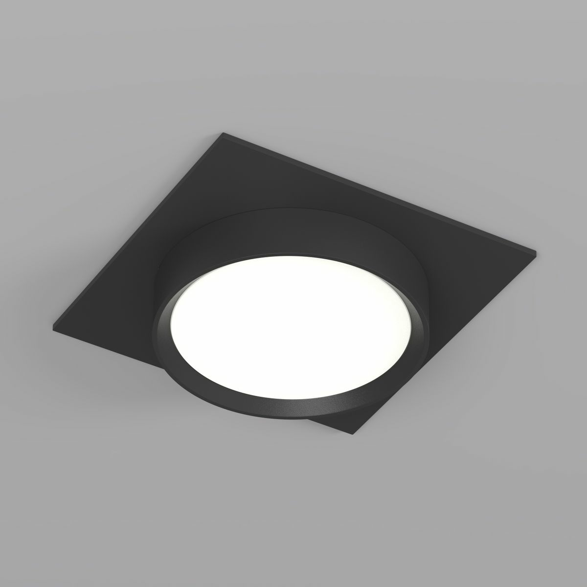 Изображение товара Встраиваемый светильник Flat DK2091-BK, Denkirs
