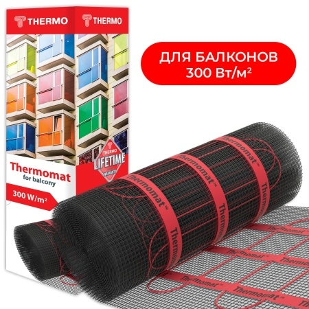 Изображение товара Мат нагревательный Thermomat TVK-300 BL 2 м.кв (комплект без регулятора) Thermo