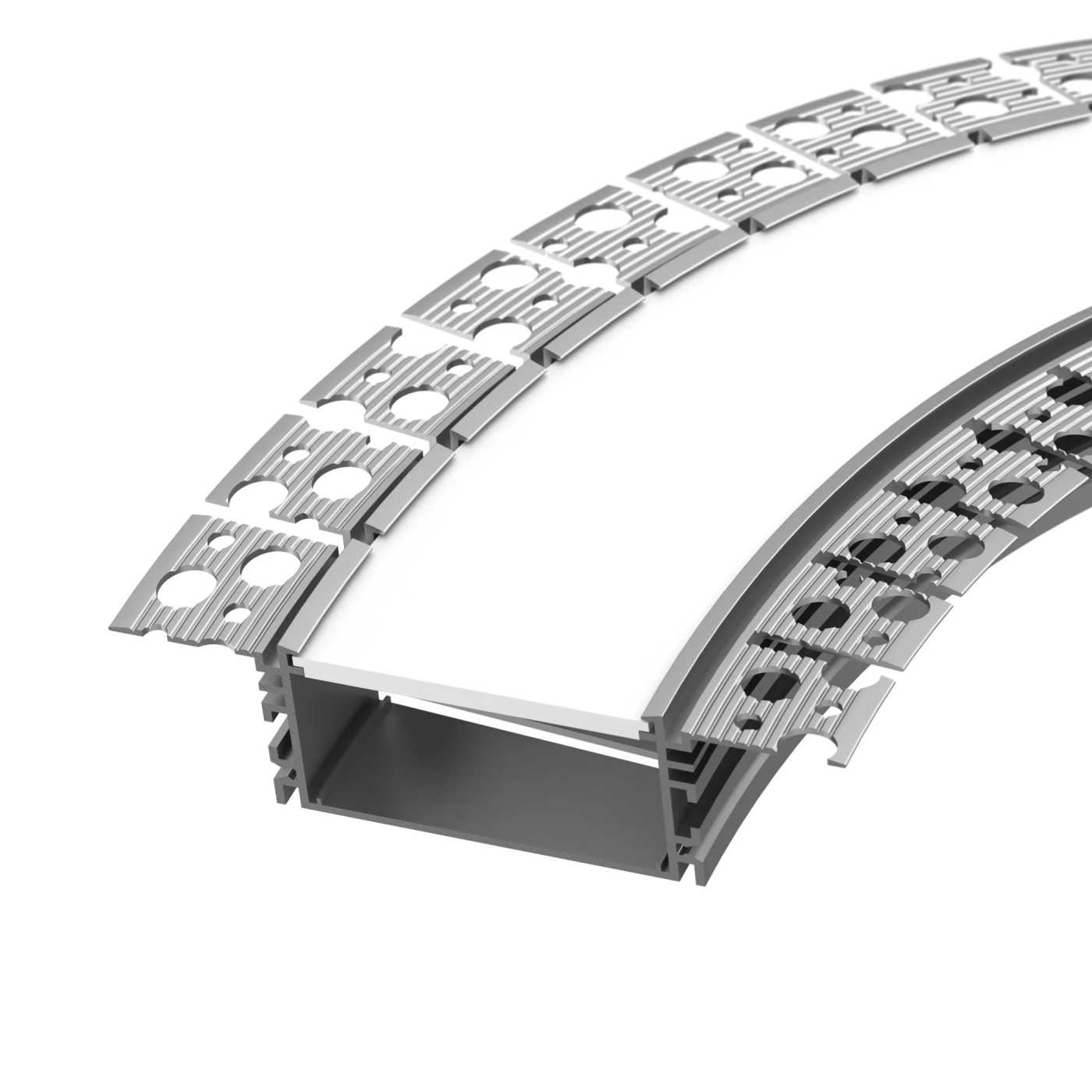 Изображение товара Профиль FANTOM-BENT-W49-SIDE-2000 ANOD (Arlight, Алюминий) 046423