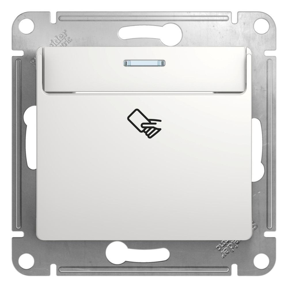 Изображение товара Выключатель карточный сх.6, белый Schneider Electric Glossa GSL000169