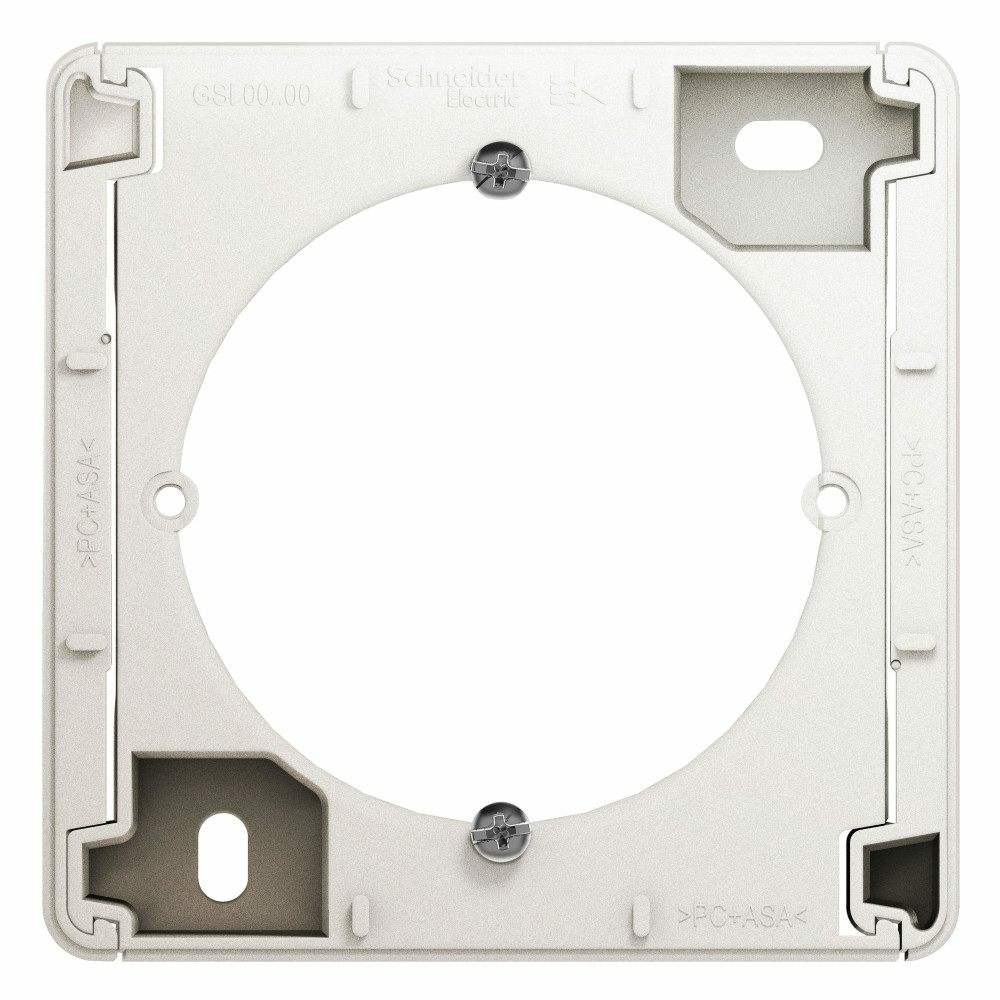 Изображение товара Коробка наружного монтажа Schneider Electric Glossa, перламутр GSL000600