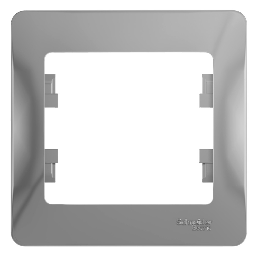 Изображение товара Рамка 1 пост, алюминий Schneider Electric Glossa GSL000301