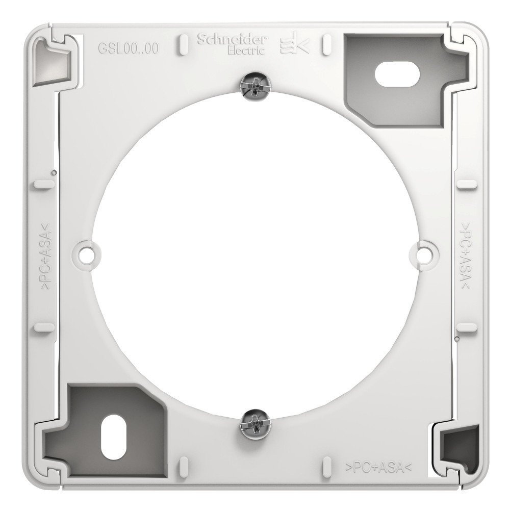 Изображение товара Коробка для наружного монтажа Schneider Electric Glossa, белый GSL000100