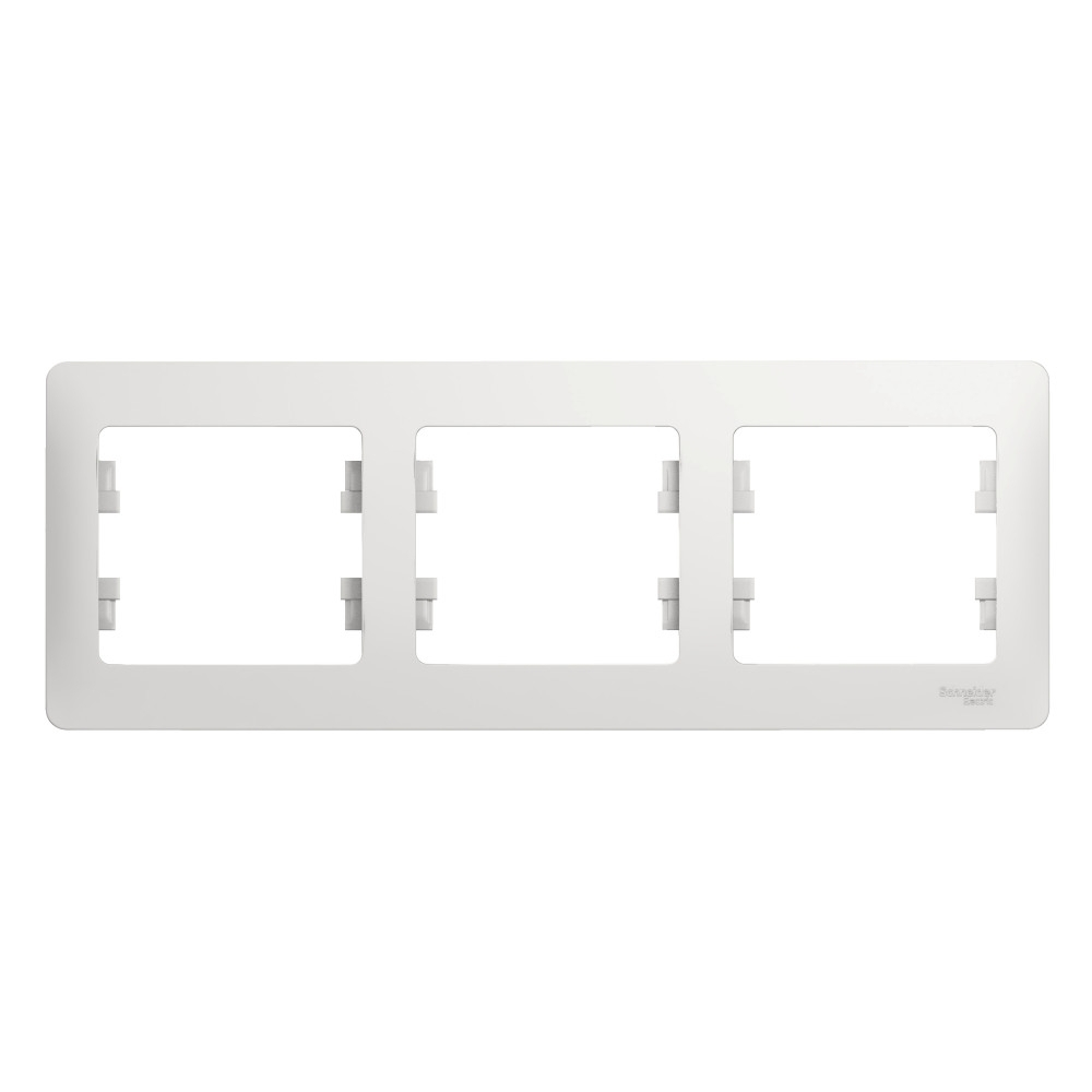 Изображение товара Рамка 3 пост горизонтальная, белый Schneider Electric Glossa GSL000103