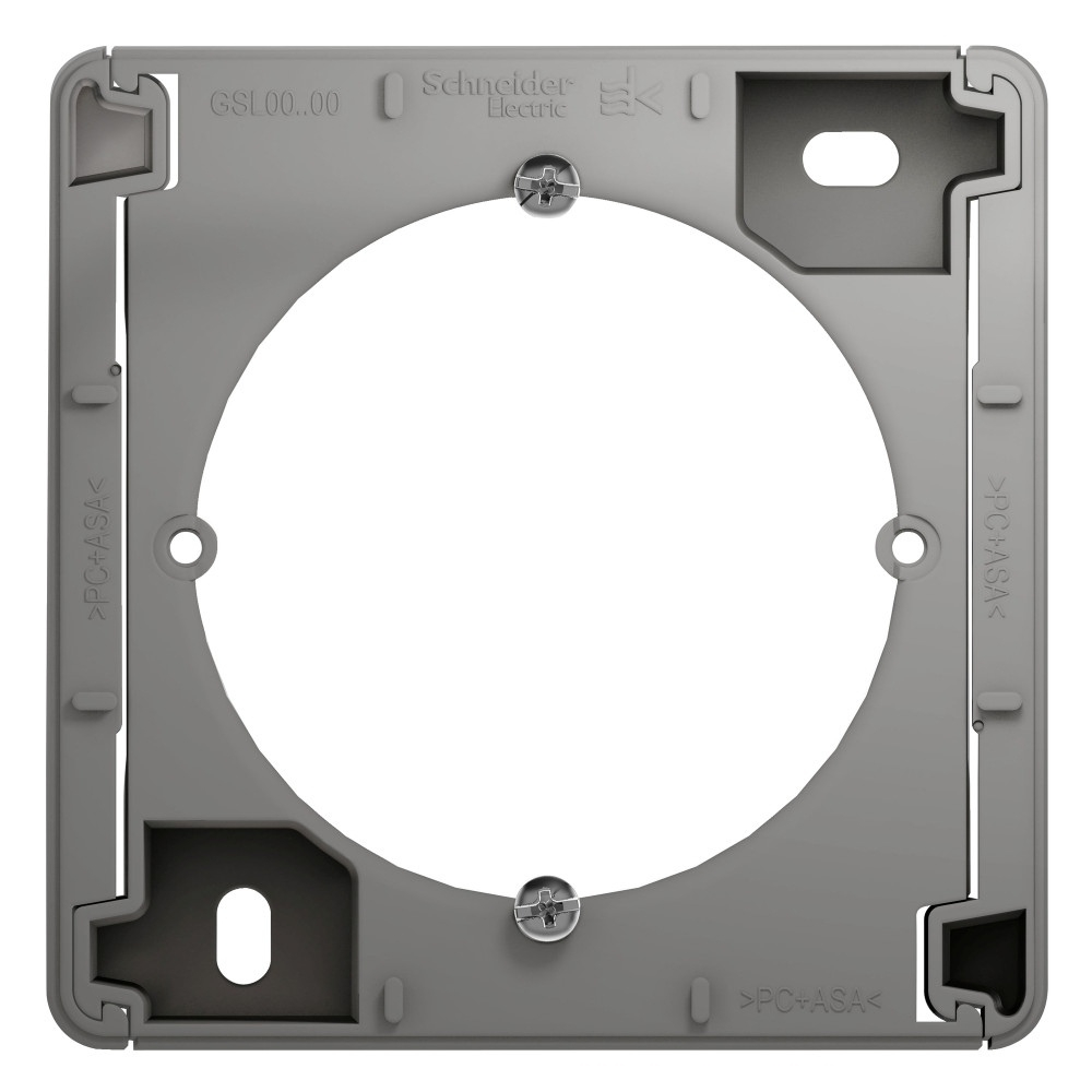 Изображение товара Коробка наружного монтажа Schneider Electric Glossa, алюминий GSL000300