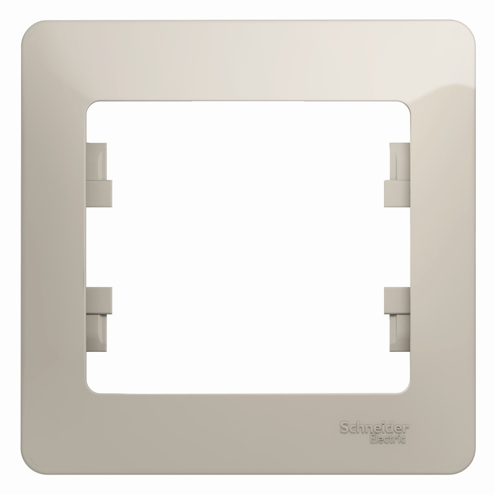 Изображение товара Рамка 1 пост универсальная Schneider Electric Glossa, молочный GSL000901