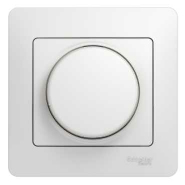 Изображение товара Светорегулятор универсальный 600Вт в сборе, белый Schneider Electric Glossa GSL000136