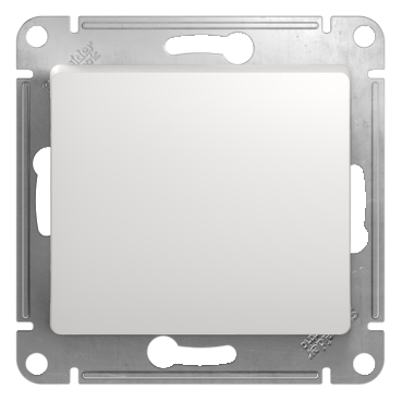 Изображение товара Кнопка нажимная Schneider Electric Glossa, белый GSL000115
