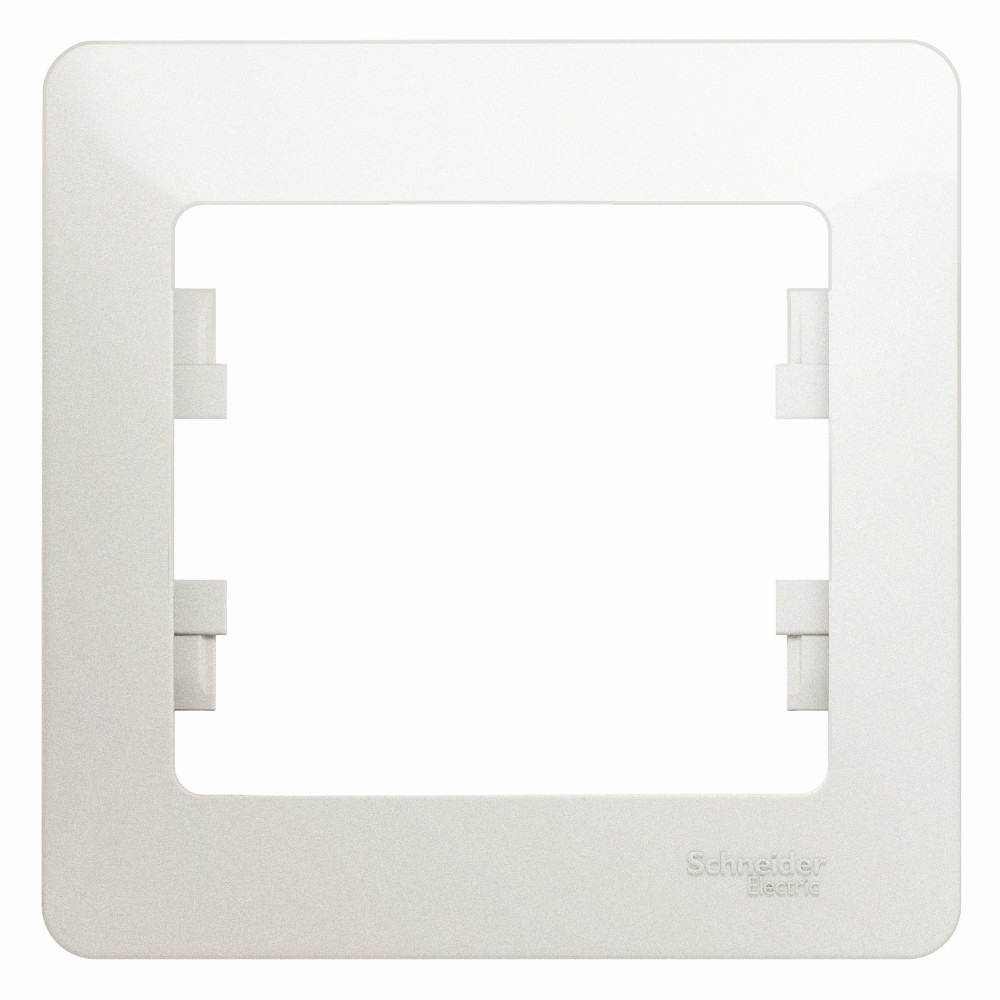 Изображение товара Рамка 1 пост, перламутр Schneider Electric Glossa GSL000601