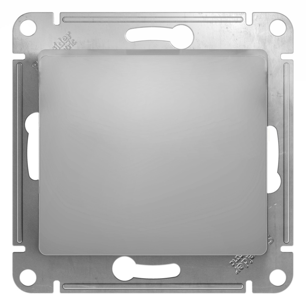 Изображение товара Переключатель перекрестный сх.7, алюминий Schneider Electric Glossa GSL000371