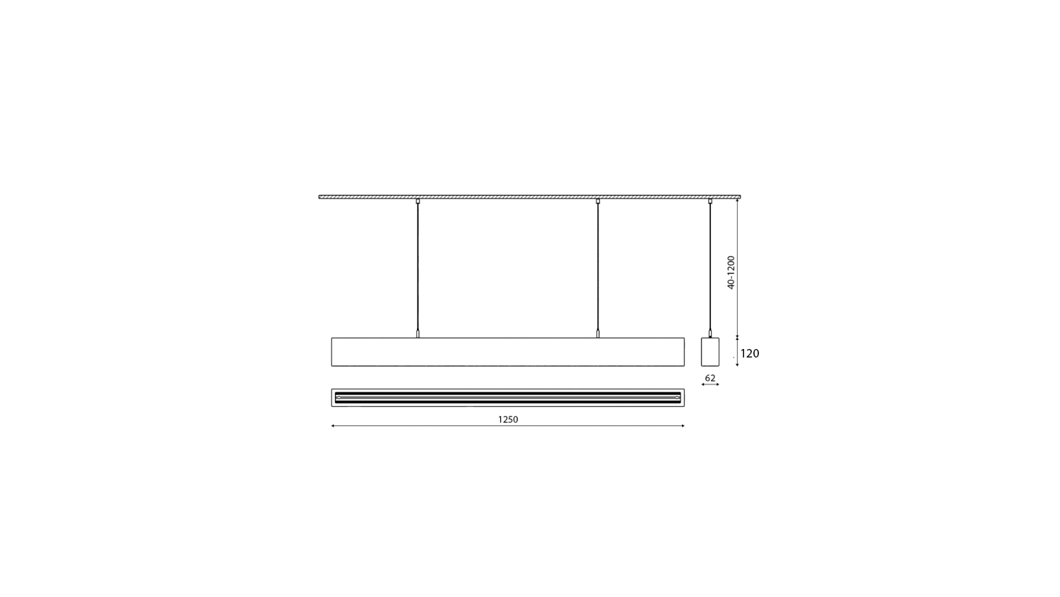 Изображение товара Светильник MARINO 1200 30W Ясень