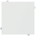 Изображение товара Кнопка одноклавишная, белый сатин, 32151+35601 MW, Rikket