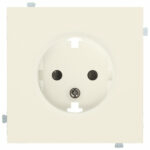 Изображение товара Розетка электрическая, винтовой зажим, кремовый сатин , 32131+35632 MC, Rikket