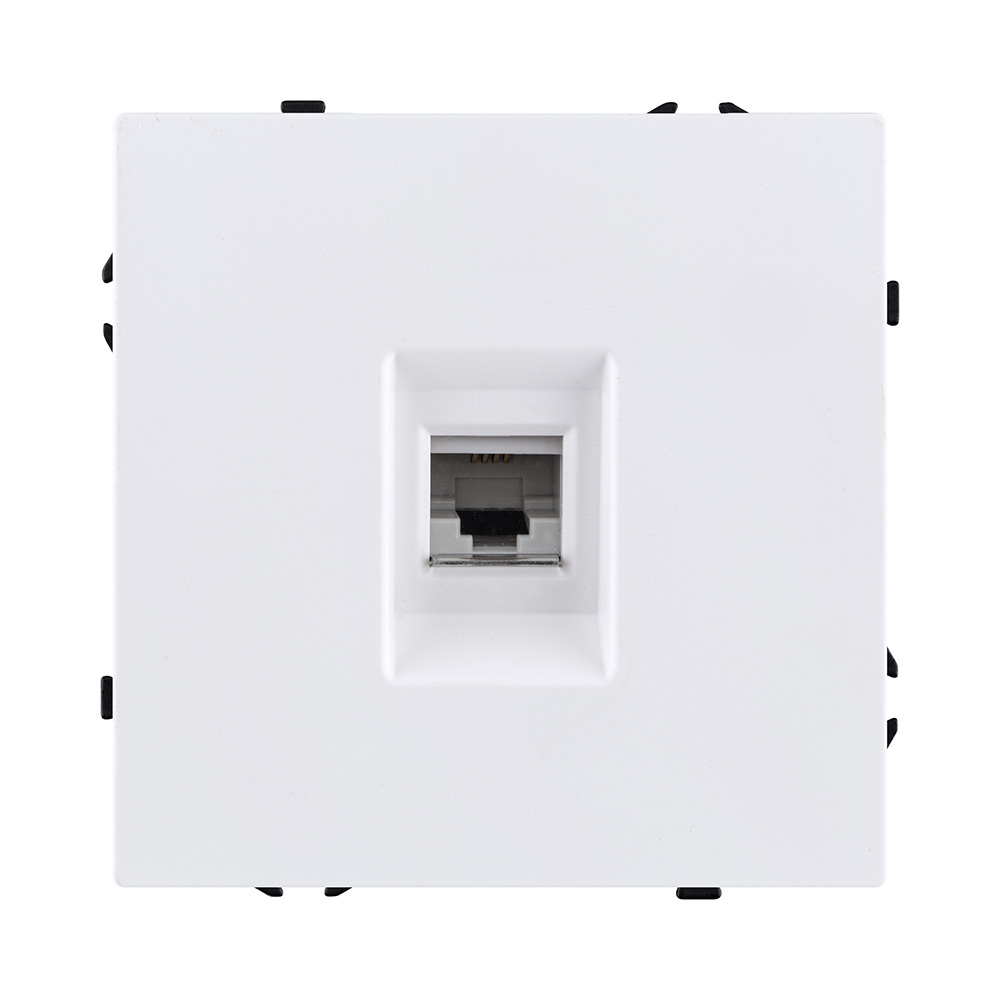 Изображение товара Розетка телефонная RJ11, белый матовый Kollinger Eclipse EC-019WH