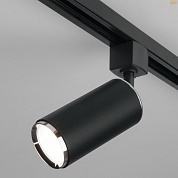 Трековый светильник для однофазного шинопровода Svit GU10 черый/хром (MRL 1013) 