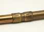 Муфта соединительная для труб 16 мм латунь "Бронза"