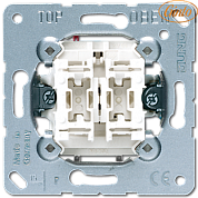 Выключатель 2-клав. (механизм) без подсветки Jung A500