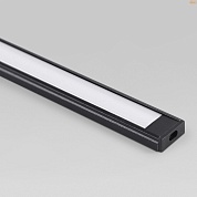 Накладной алюминиевый профиль 1506 черный для светодиодной ленты